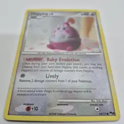 Pokemon Happiny 014/017 Holo Pop Series 8 60 HP Basic Common 2008 TCG Card - Image 3