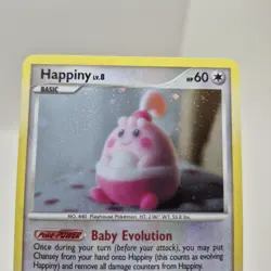 Pokemon Happiny 014/017 Holo Pop Series 8 60 HP Basic Common 2008 TCG Card - Image 4