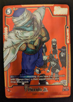 (Piccolo Jr) FB06-113 Alt Art SB01 Dragon Ball Super card Manga Red Fusion World - Image 1