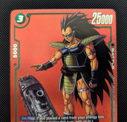 Raditz FB04-072 Limited Pack MANGA Version 01 Promo Dragon Ball Card Fusion Red - Image 3