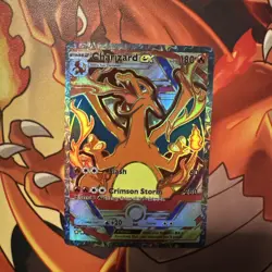 Pokemon POCKET Charizard EX Holo Full Art Card NM IR SIR AR - Image 1