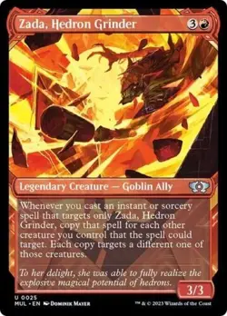 Zada, Hedron Grinder SHOWCASE Card MTG Magic the Gathering Legendary Creature - Image 1