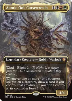 Auntie Ool, Cursewretch (Borderless) Commander: Lorwyn Eclipsed Regular - Image 1