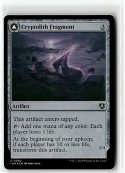Cryptolith Fragment FOIL - Innistrad Remastered MTG NM - Image 1