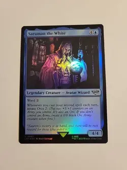 Saruman The White Uncommon Foil MTG Lord Of The Rings - Tales Of Middle Earth 67 - Image 1