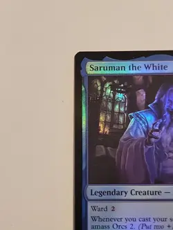 Saruman The White Uncommon Foil MTG Lord Of The Rings - Tales Of Middle Earth 67 - Image 2