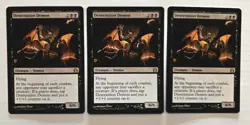 3x MTG Magic the Gathering Desecration Demon (63/286) Return to Ravnica NM - Image 1