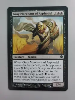 MTG Gray Merchant of Asphodel Theros Regular Common - Image 1