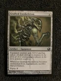 Magic the Gathering MTG - Grafted Exoskeleton - Scars of Mirrodin - Image 1