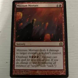 Mizzium Mortars - Return to Ravnica - Magic The Gathering - MTG LP - Image 1