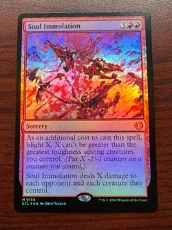 Soul Immolation - FOIL - Lorwyn Eclipsed - MTG - NM - Image 1