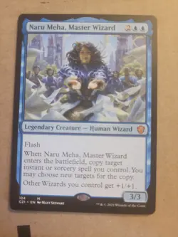Magic the Gathering MTG Naru Meha, Master Wizard (124) C21 Commander 2021 LP - Image 1