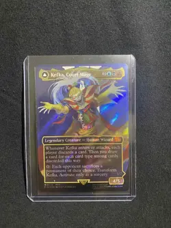 Magic The Gathering: Kefka, Court Mage (Borderless) (Surge Foil) (Final Fantasy) - Image 3