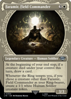 Faramir, Field Commander (Showcase Ring Frame) The Lord of the Rings MTG - Image 1