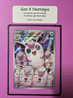 Pokemon TCG Wigglytuff 105/094 Illustrations Rare ME02: Phantasmal Flames Holo - Image 1