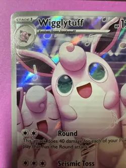 Pokemon TCG Wigglytuff 105/094 Illustrations Rare ME02: Phantasmal Flames Holo - Image 3