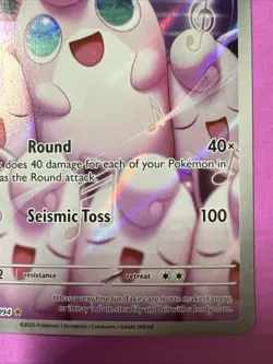 Pokemon TCG Wigglytuff 105/094 Illustrations Rare ME02: Phantasmal Flames Holo - Image 5
