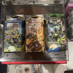 Three Pokemon Theme Deck Boxes; Battle Ruler, Zamazenta, and Zacian - Image 1