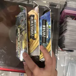 Three Pokemon Theme Deck Boxes; Battle Ruler, Zamazenta, and Zacian - Image 3