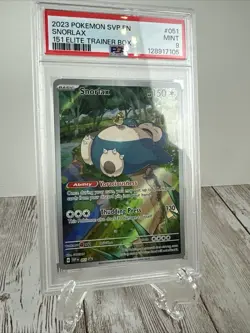 Snorlax 051 Scarlet & Violet 151 Black Star Promo (ETB) PSA 9 Pokemon TCG NM - Image 3