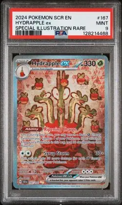 2024 POKEMON SCR EN-STELLAR CROWN SPECIAL ILLUSTRATION RARE HYDRAPPLE EX PSA 9 - Image 1
