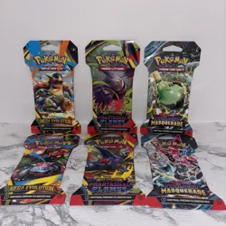 Pokemon TCG 2 Phantasmal Flames, 2 Mega Evolutions, 2 Twilight Masquerade Packs! - Image 1