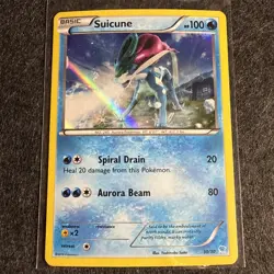 Suicune 30/30 Holo Pokemon XY Trainer Kit LP/MP - Image 1