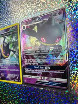 Pokemon TCG: Celestial Storm 66/168 Banette GX; Reverse Holo 32/108 Banette - Image 3