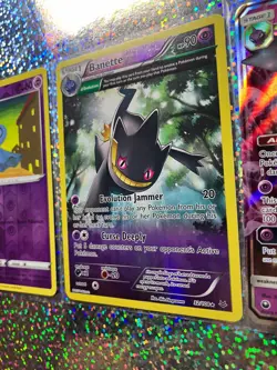 Pokemon TCG: Celestial Storm 66/168 Banette GX; Reverse Holo 32/108 Banette - Image 5