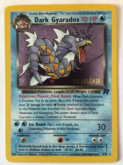 Pokemon TCG Rocket Gyrados Prerelease Holo Promo NM/LP - Image 1