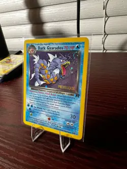 Pokemon TCG Rocket Gyrados Prerelease Promo Holo NM/LP - Image 2
