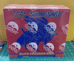 Pokemon Sword & Shield Base Set ETB NEW Sealed 1st Print Run! Pokeball Wrap! - Image 1