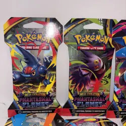 Pokemon TCG Mega Evolution 4 AND Phantasmal Flames 4 Sleeved Booster Lot of 8!! - Image 2
