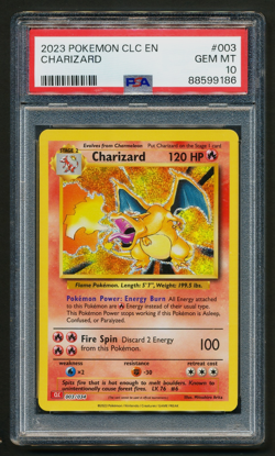 Charizard 003/034 Holo Pokemon 2023 CLC Classic Collection PSA 10 GEM MINT - Image 1