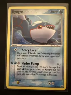 Pokemon TCG Kyogre EX Emerald 15/106 Regular Rare Non Holo LP - Image 1