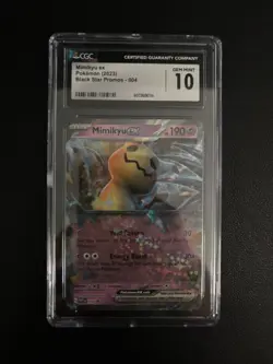Pokemon TCG Mimikyu ex 004 S&V Black Star Promo CGC 10 Gem Mint - Image 1