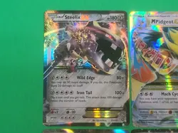 Pokemon XY Series Full Art Lot Of 4 EX's Rayquaza, Absol, Steelix, Mega Pidgeot - Image 3