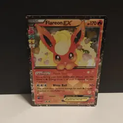 Pokemon TCG Flareon EX Generations RC6/RC32 Full Art Holo Ultra Rare 170HP 2016 - Image 1