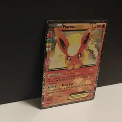 Pokemon TCG Flareon EX Generations RC6/RC32 Full Art Holo Ultra Rare 170HP 2016 - Image 2