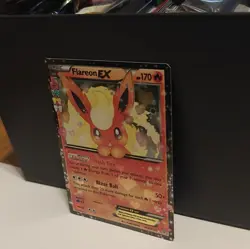 Pokemon TCG Flareon EX Generations RC6/RC32 Full Art Holo Ultra Rare 170HP 2016 - Image 3