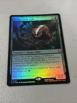 Badgermole Cub FOIL 0167 Avatar Last Airbender TLA MTG Mythic Unplayed Mint M/NM - Image 1