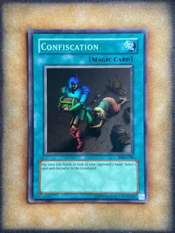 Yugioh Confiscation MRL-038 Super Rare Original Print LP - Image 1