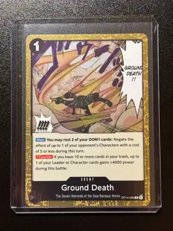 Ground Death - OP14-096 - Rare - One Piece The Azure Sea's Seven - Event Foil - Image 3