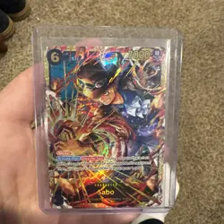 Sabo OP13-120 Secret Rare SEC SP NM One Piece Carrying On His Will - Image 1