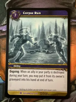 World of Warcraft TCG Outland 102/246 Corpse Run - Image 1