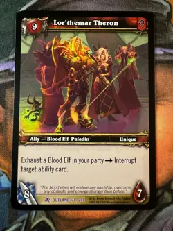 World of Warcraft TCG Outland 171/246 Lor'themar Theron - Image 1