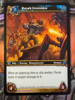 World of Warcraft TCG Betrayer 152/264 Razak Ironsides - Image 1