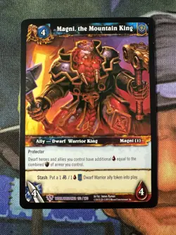 World of Warcraft TCG Worldbreaker 150/270 Magni, the Mountain King - Image 1