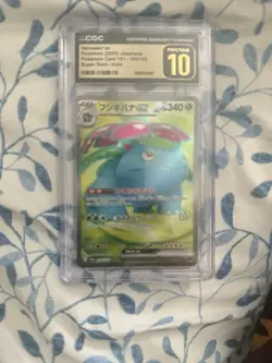 ✨✨✨ CGC 10 Pristine Venusaur ex 184/165 SR 151 sv2a Pokemon Card - Image 1