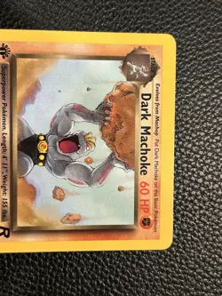 Team Rocket Pokemon TCG Dark Machoke 40/82 - 1ST EDITION - Image 2